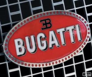 Puzzle Λογότυπο της Μπουγκάτι, γαλλικής μάρκας ιταλικής προέλευσης